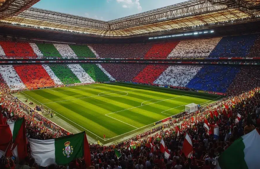 football stadium full of fans