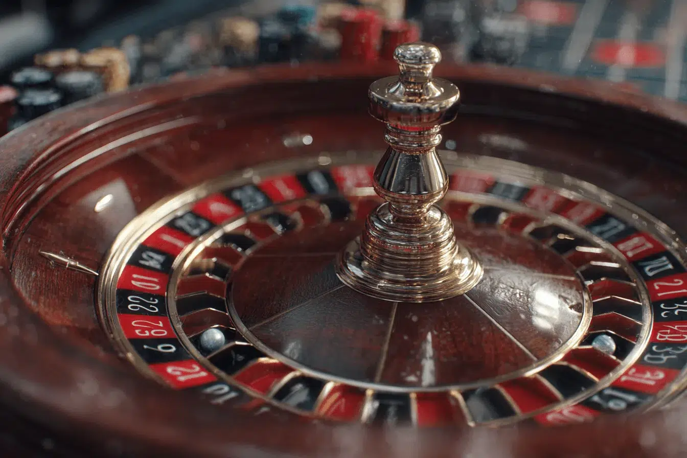 Ruleta, la bola cae en el 0.