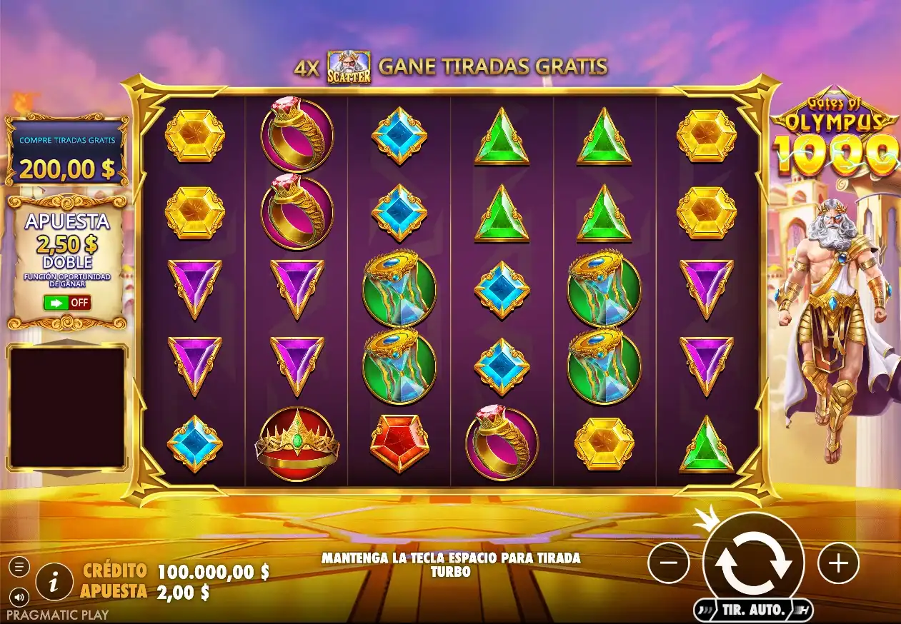 Gates of Olympus 1000 demo.