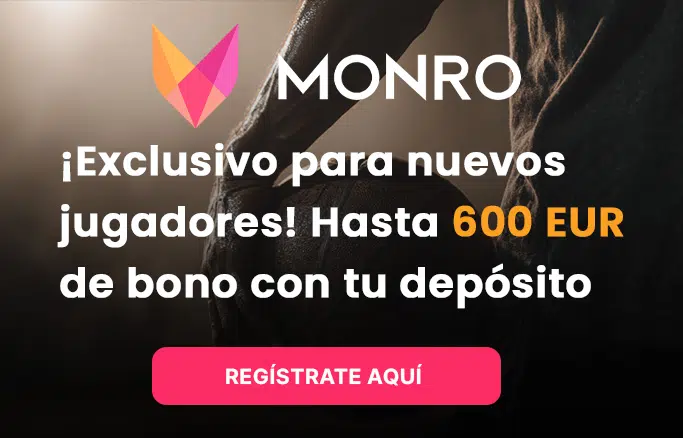 Monro casino homepage.