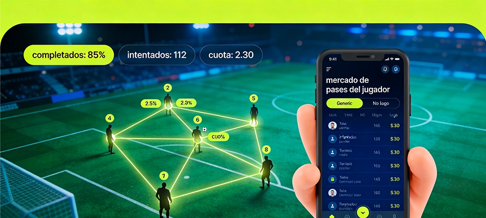 Apuestas a pases del jugador